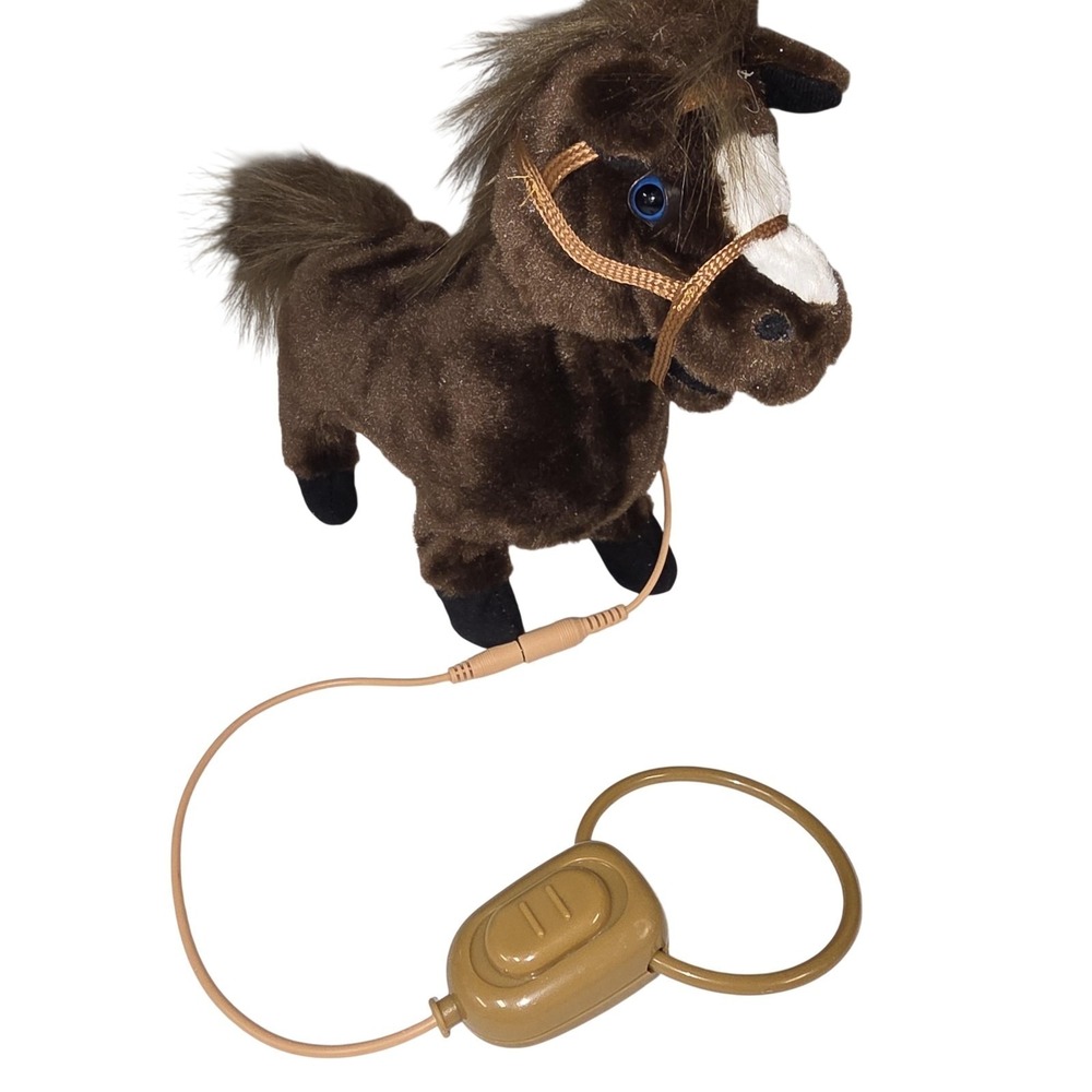 Animigos Trotting + Sound Pony Horse Plush Stuffed Animal Remote Control WORKS